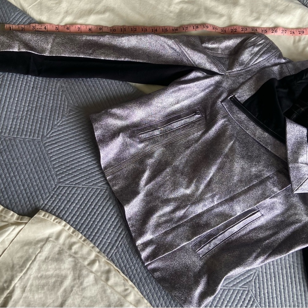 Silver Leather Jacket - image 6